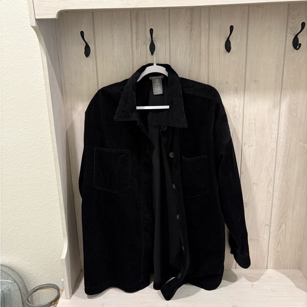 Black Corduroy button up